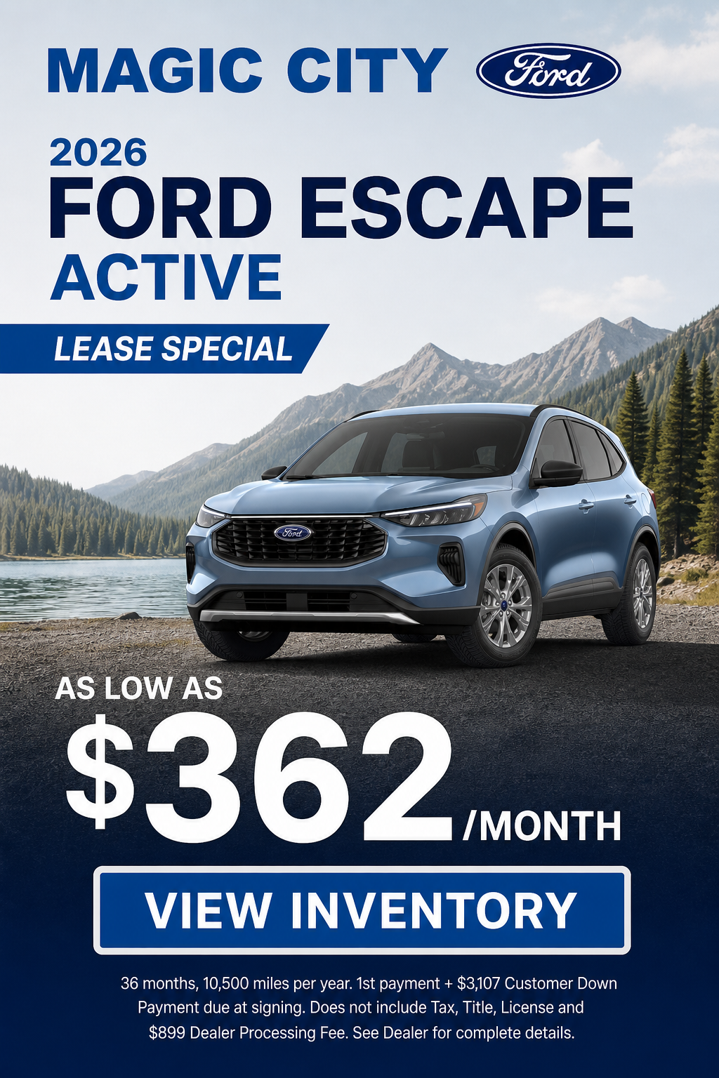 Ford Escape Lease Special