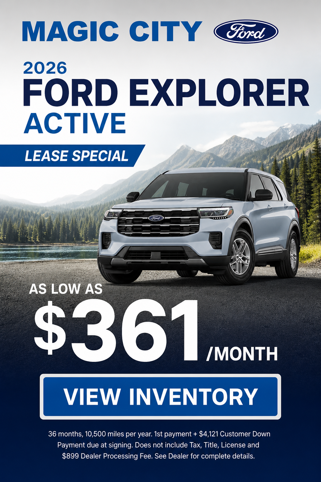 Ford Explorer Lease Special